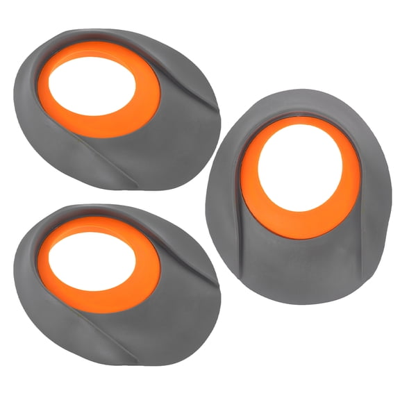 SEWCHICS Grey PVC Indoor Golf Putting Practice Holes Set of 3 for Skill Improvement, Training, Portable and Design