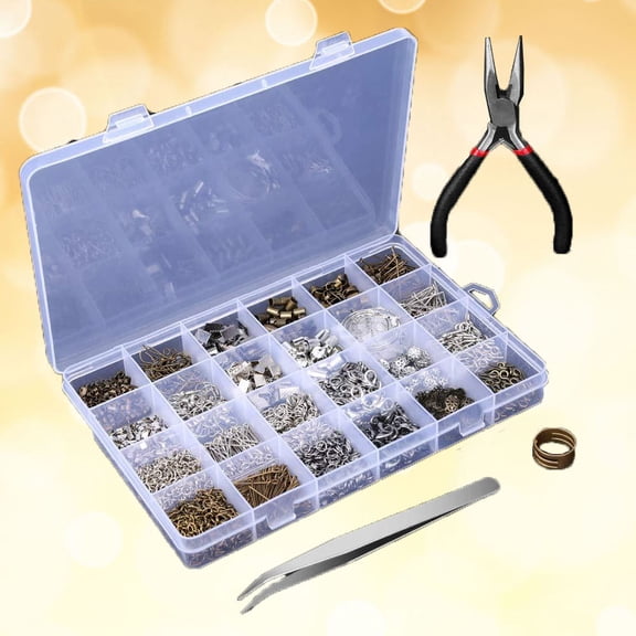 SEWCHICS Jewelry Making Kit with Lobster Clasp, Precision Tweezers, and Waxed Cotton Cord for Crafting