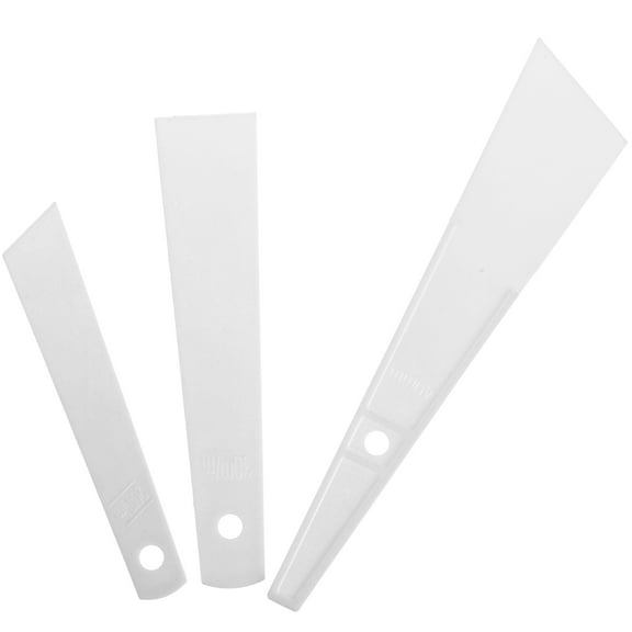 SEWCHICS Ergonomic White Plastic Glue Spreader for Crafts, 3 Pieces, and Easy to Use