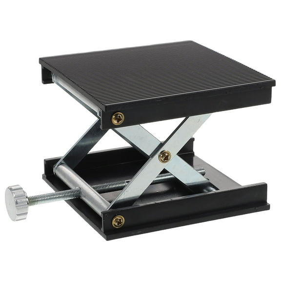 SEWCHICS Heavy Duty Lab Jack Scissor Stand 2-Pack Adjustable Support Platform Lift for Experiments and Woodworking