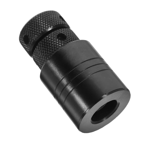 SEWCHICS Heavy Duty Steel Machinist Screw Jack with Knurled Grip for Secure Height Adjustment Black