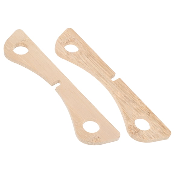 SEWCHICS Hot Pot Stand Bamboo Heat Insulation Pad Beige for Cooking 1 Set