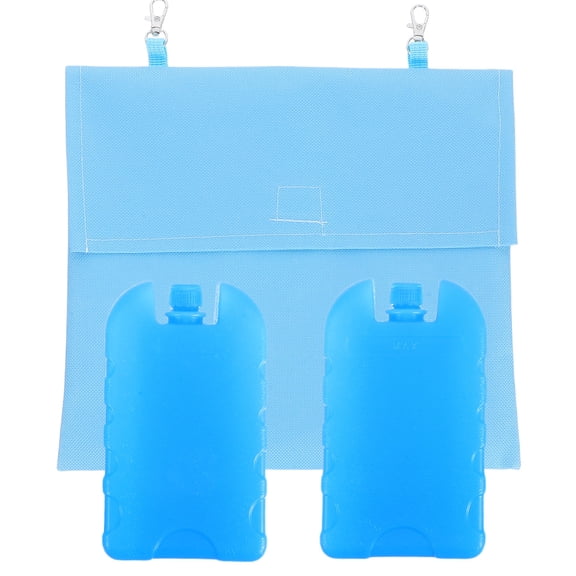 SEWCHICS Indoor Pet Cooling Bag Sky Blue with Absorbent Ice Pack for Summer Comfort