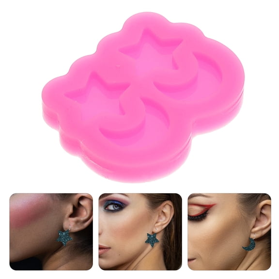 SEWCHICS Keychain Silicone Mold Star Shape Pink 1 PCS for Studio Use