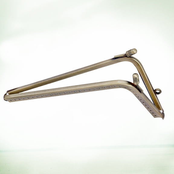 SEWCHICS L Shape Golden Purse Frame Clasp Lock for Bag Making Durable and Easy to Install