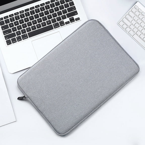SEWCHICS Small Laptop Case Light Grey Laptop Shoulder Bag 1 Piece Protective Sleeve for Back to School