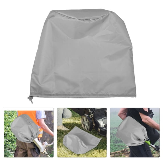 SEWCHICS Lawnmower Engine Dust Cover Grey Weather Resistant Lightweight Sun Protection Shield