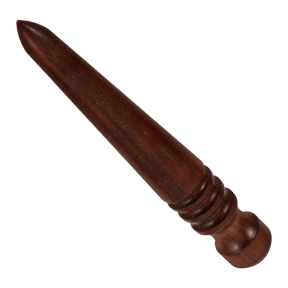SEWCHICS Groove Style Tool Burnisher Tool Coffee Wood 1Pcs