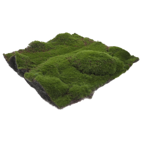 SEWCHICS Fake Grass Rug Green Reusable Moss Mat for Terrarium, Craft Projects, Epe