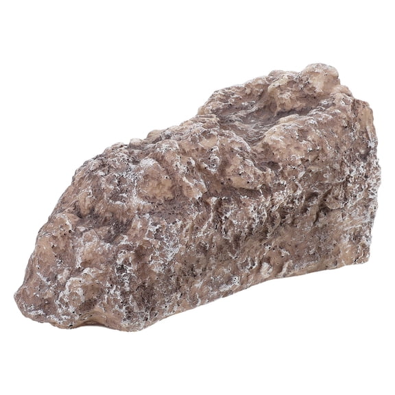 SEWCHICS Light Brown Resin Lizard Cave and Reptile Rock Hideout Shelter for Aquariums and Terrariums 9.5 x 7.5 x 6 inches