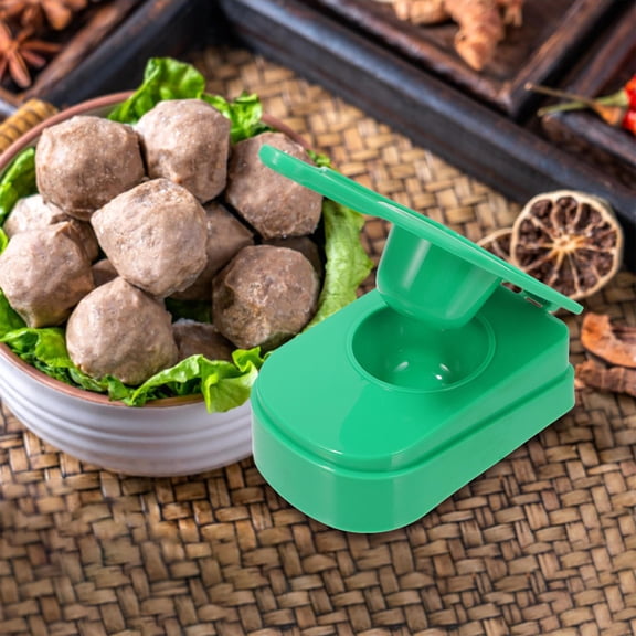 SEWCHICS Green Meatball Maker Scoop Manual Multifunction Cooking Accessory for Baking