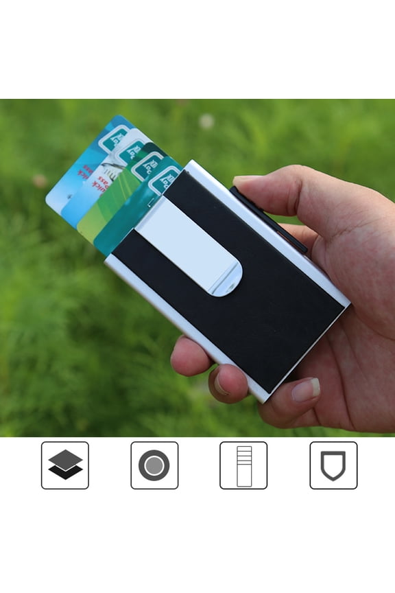 Men's Wallet Anti-Degaussing Travel Wallet Slim Design 1 Piece