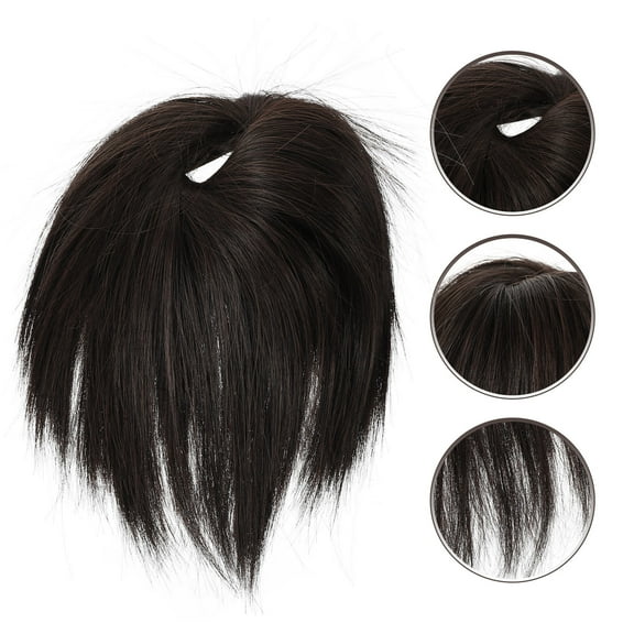 SEWCHICS Black Hair Band Bun Hairpiece Perfect for Wedding and Party Hairstyles