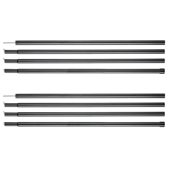 SEWCHICS Metal Tent Pole Kit 2Pcs Galvanized Iron Rod for Canopy and Easy to Store and Carry