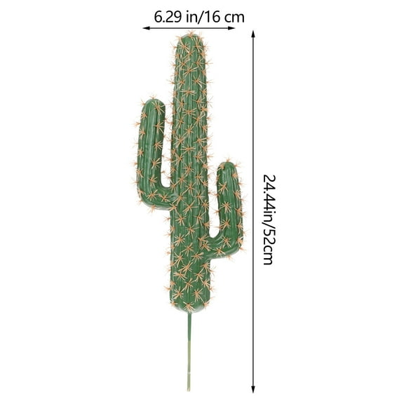 SEWCHICS Artificial Green Cactus Plant for Home and Office Tabletop Decoration, Model, 1 Set