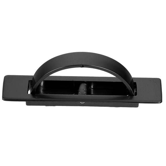 SEWCHICS Invisible Black Zinc Alloy Drawer Handle for Modern Furniture with Sleek Hidden Design