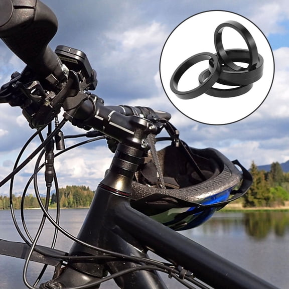 SEWCHICS Mountain Bike Headset Spacer Kit, 5-Piece 5mm Aluminum Alloy Set for Stem Adjustment