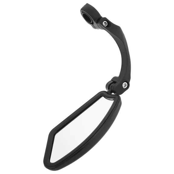 SEWCHICS Black Adjustable Dirt Bike Mirror with Handlebar Mount, Wide Angle Rearview for Motorcycles and Off-Road Bikes