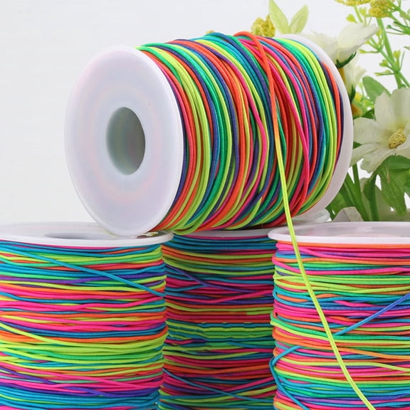 SEWCHICS Elastic Beading Cord Multi-Color String Rope, and Flexible for Jewelry Making, Crafting, Projects and Accessories