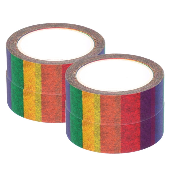 SEWCHICS Washi Tape Stickers Multi- for Scrapbooking, Crafting, Journaling, Strong Adhesive, 4 Pieces