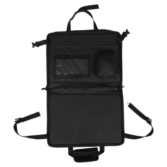 SEWCHICS Foldable Multi-Functional Car Laptop Desk with PU and Steering Wheel Mount for Travel