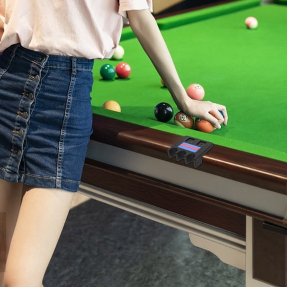 SEWCHICS Multi Hole Plastic Cue Rack for Billiard Cue Display and Pool Stick Organization