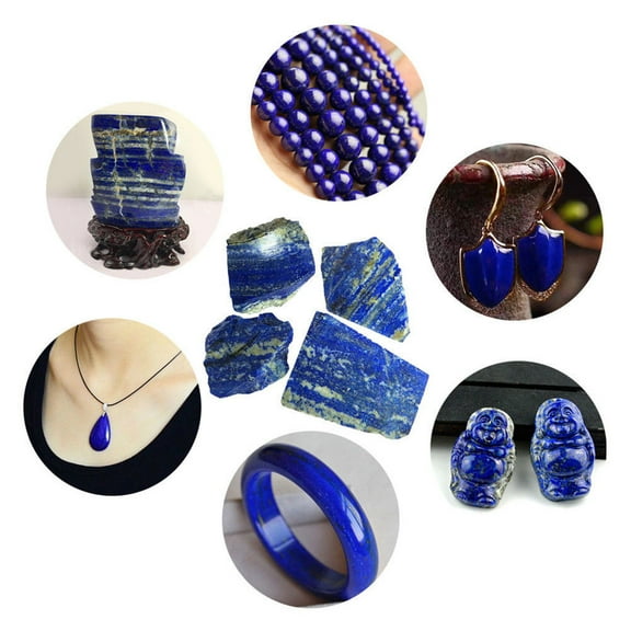 SEWCHICS Dark Blue Crystal Gravel for Home Decor and DIY Projects