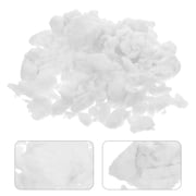 SEWCHICS Traditional White Handmade Paper Pulp Natural Wood Fiber Papermaking Supplies for Craft