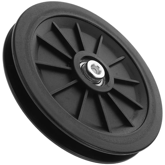 SEWCHICS Nylon Pulley Wheel for Exercise Equipment Quiet Operation Durable Heavy Lifter Black Size 1.5 inch