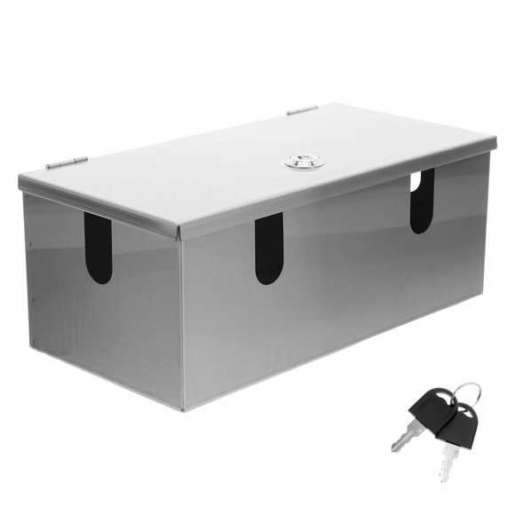 SEWCHICS Outdoor Electrical Waterproof Socket Box Stainless Steel Lockable Cover with Durable Metal Build