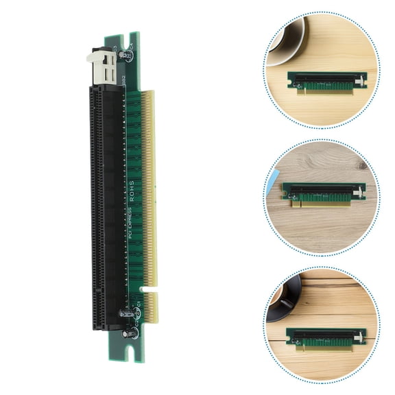 SEWCHICS PCIe Graphics Card Adapter Multi Silicon Flexible Installation Design for Computer Use 2-Pack