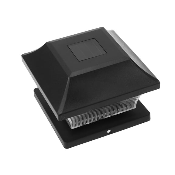 SEWCHICS Black Solar Powered LED Light Outdoor Landscape Yard Pathway Lamp