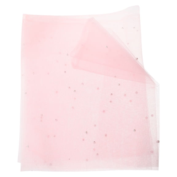 SEWCHICS Pink Mesh Table Runner for Decoration Elegant Table Decor Suitable for Home Bar Restaurant 14 x 72 Inches