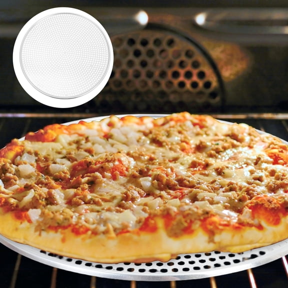 SEWCHICS Nonstick Perforated Pizza Baking Tray for Oven Use, Ideal for Home Kitchens and Restaurant Cooking