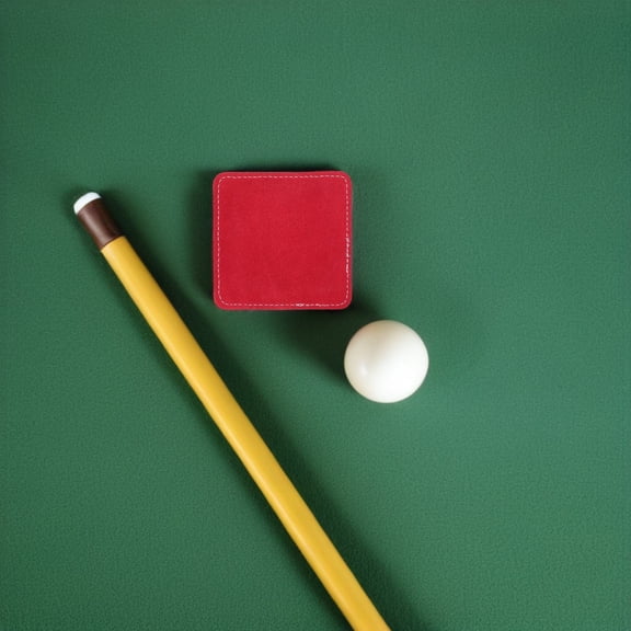 SEWCHICS Red Pool Cue Cloth for Billiard Shaft Maintenance - 1 Set and Easy to Use