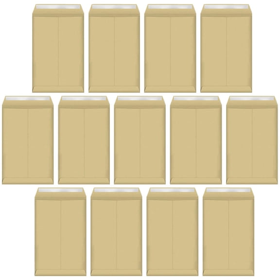 SEWCHICS 25Pcs Thickened C4 Envelopes Self Adhesive Paper Storage Bags for Office