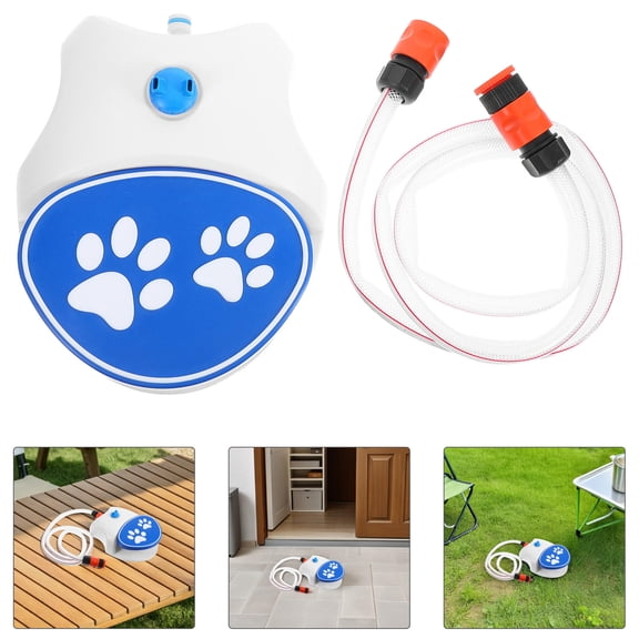 SEWCHICS Outdoor Dog Water Fountain Dispenser, PVC ABS Material, 1 Pack Pet Drinking Bowl