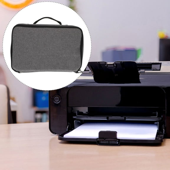 SEWCHICS Grey Oxford Cloth Photo Carrying Case Protective Storage Bag for Camera Accessories