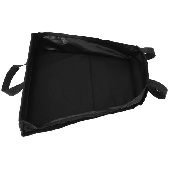 SEWCHICS Foldable Pushchair Storage Basket Black Organizer with Strong Load Capacity for Baby Essentials and Accessories