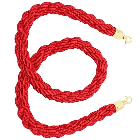 SEWCHICS Queue Rope Red Nylon Fiber Ideal For Events Safety Barrier 1Pack