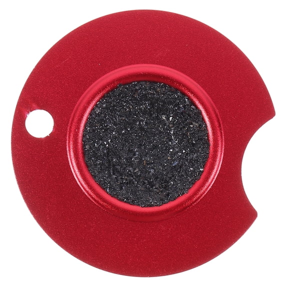SEWCHICS Red Metal Pool Cue Tip Sander for Billiard Cue Tip Shaping and Burnishing