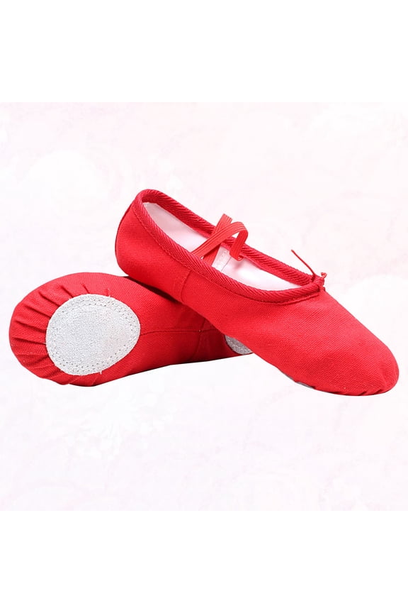 Women's Soft Sole Dancing Shoes Lightweight Cow Suede 1 Pair Comfortable Modern Style