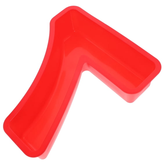 SEWCHICS Red Silicone Number Mold for Baking Reusable Flexible Non Deformation Kitchen Baking Tool