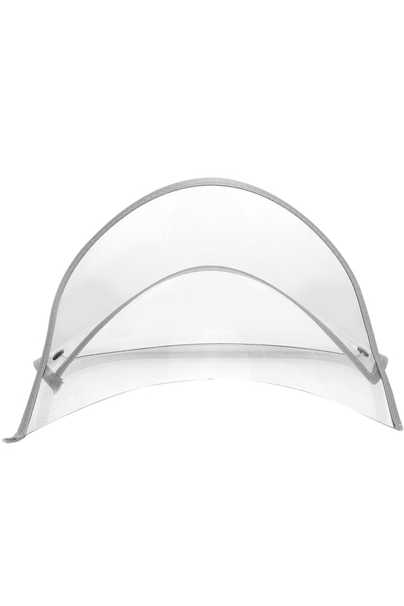 Clear Replaceable Hat Shield for Rain Poncho and Raincoat Brim, Ideal for Biking and Outdoor Use