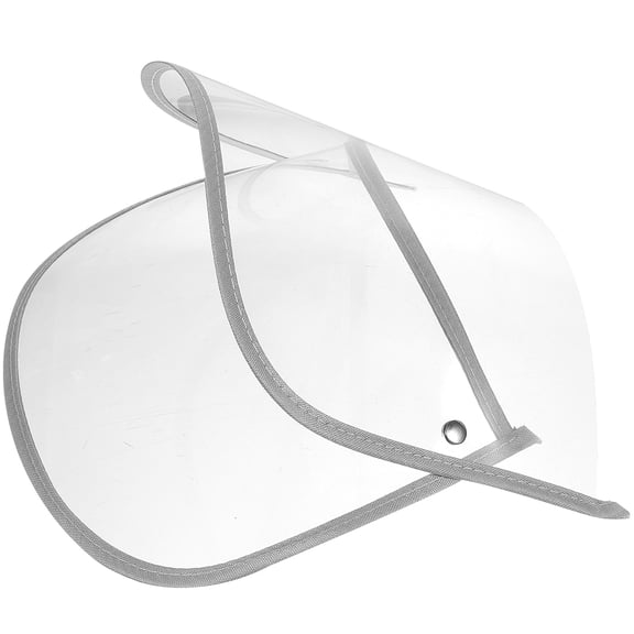 SEWCHICS Clear Replaceable Hat Shield for Rain Poncho and Raincoat Brim, Ideal for Biking and Outdoor Use