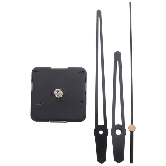 SEWCHICS 1 Set Wall Clock Mechanism Plastic Black for Crafters and Home Users