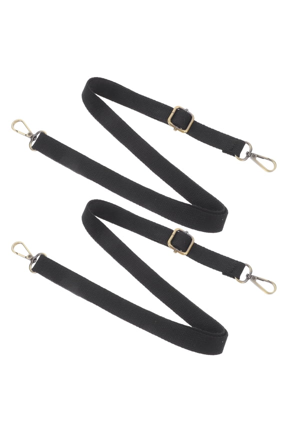 Black Polyester Strap for Travel, Gym, Messenger and Everyday Carry Bags