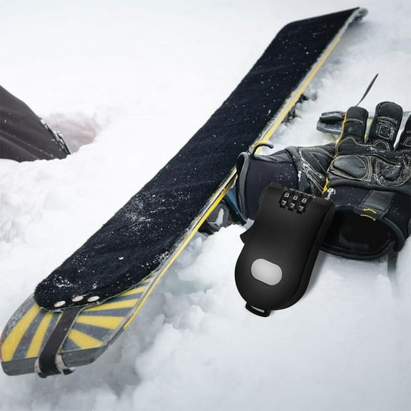 SEWCHICS 2-Pack Adjustable Small Cable Locks, Black Plastic, Secure Outdoor Activities and Cycling Safety