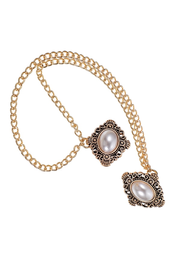 Vintage Lapel Pin in Golden Zinc Alloy, Elegant Accessory for Mens Formal and Casual Wear, Style