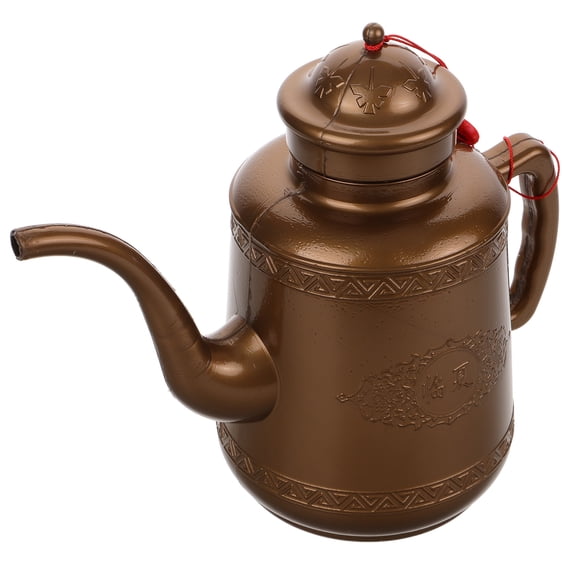 SEWCHICS Home Use Plastic Pitcher Coffee Color with Lid for Juice Scented Tea and Cold Drinks